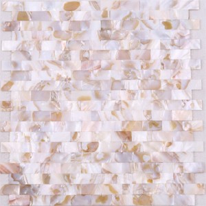 prezzi all'ingrosso naturale conchiglia paraspruzzi mosaico piastrelle di muro